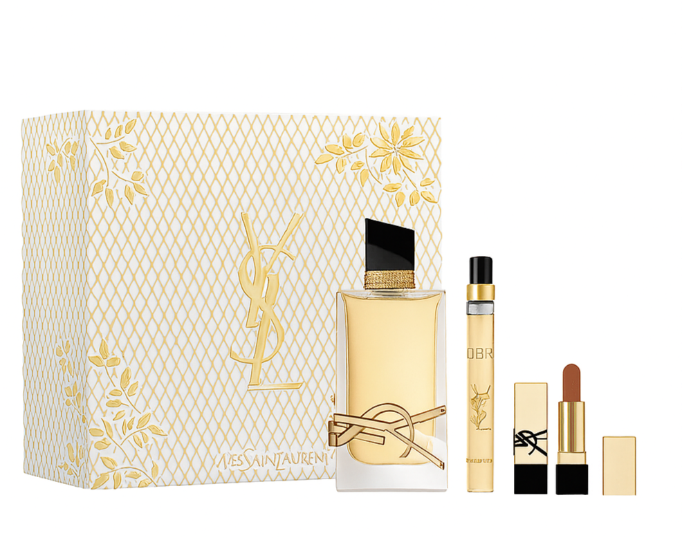 Libre By Yves Saint Laurent 3.4 EDP + Mini + Lipstick