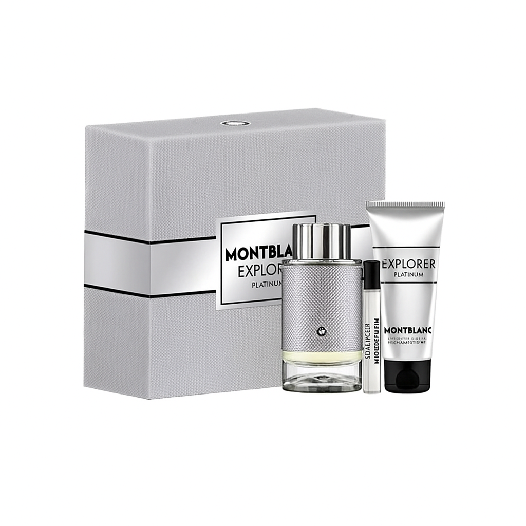 Explorer Platinum by Mont Blanc 3.4 EDP + Shower Gel + Mini