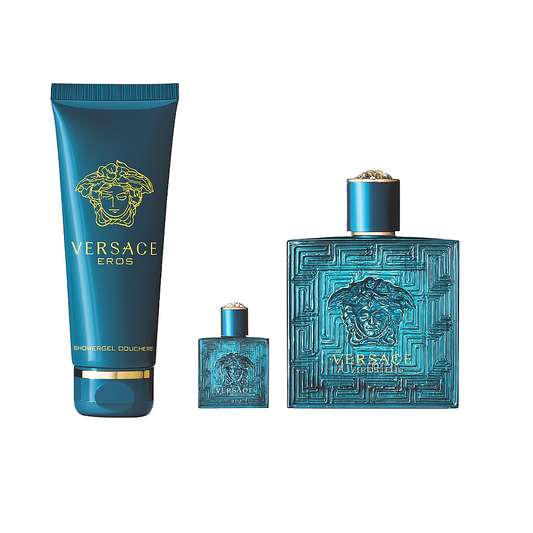Eros by Versace 3.4 EDT + Shower Gel + Mini