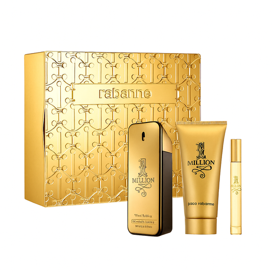 One Million By Paco Rabanne 3.4 EDT + 3.4 Shower Gel + 10ML